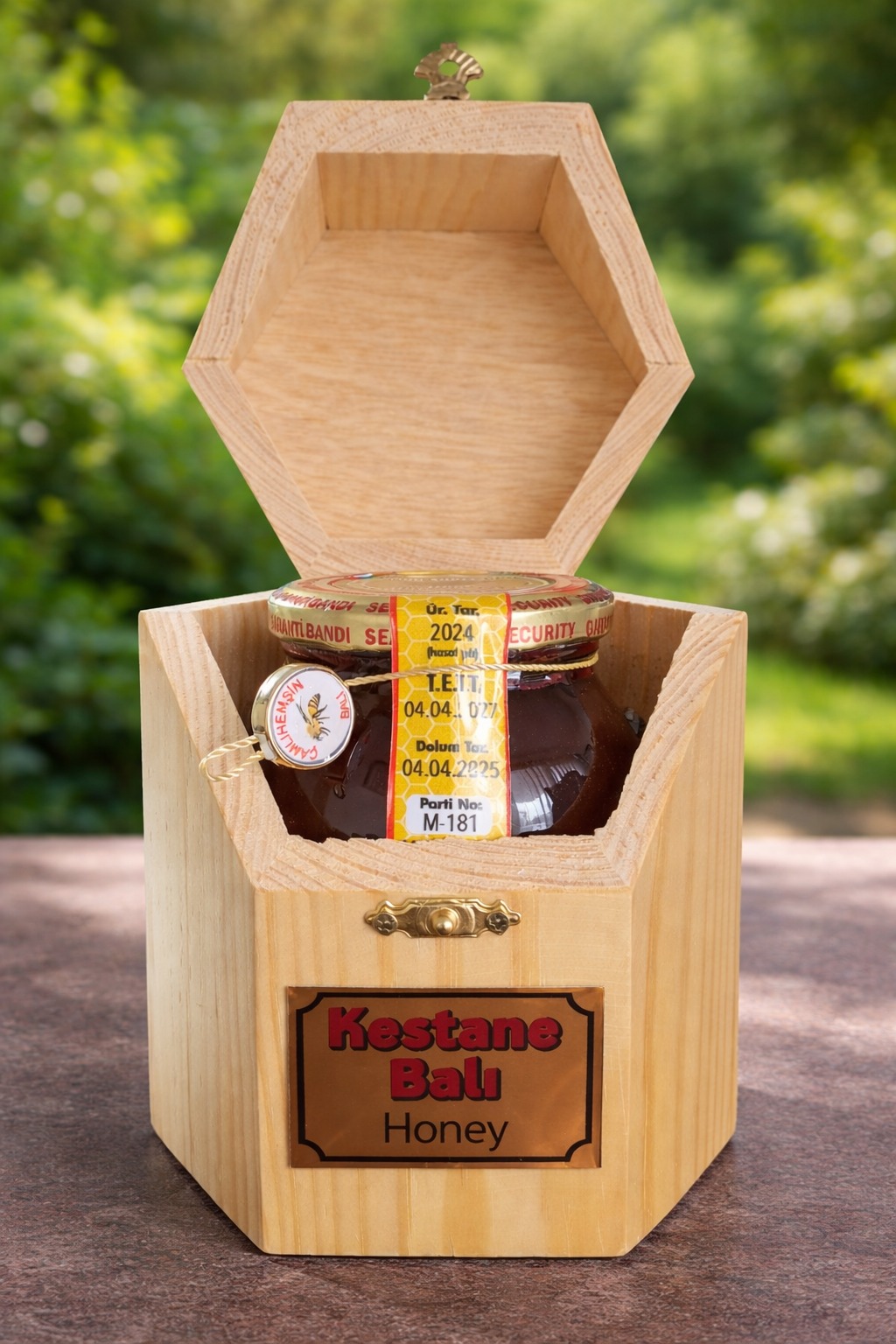 KUTULU ORGANİK KESTANE BALI 500 GR